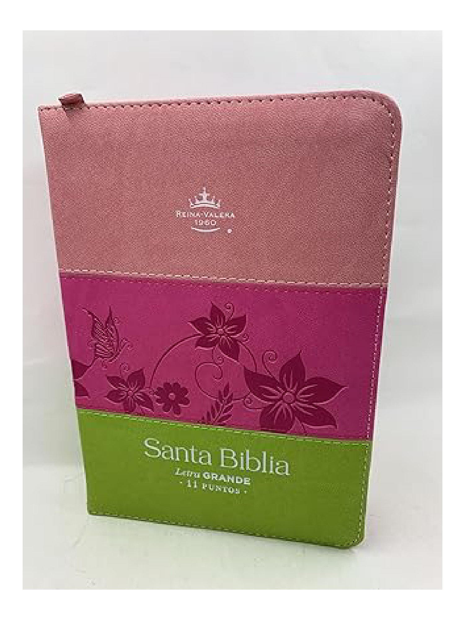 Biblia Reina Valera Tricolor Rosa/Fucsia/Lima 1 Biblia RVR 1960 Tricolor Rosa Fucsia Lima