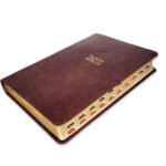 Biblia RVR1960/ Letra Gigante 2023/ Cafe Indice Piel Fabricada – imagen 2
