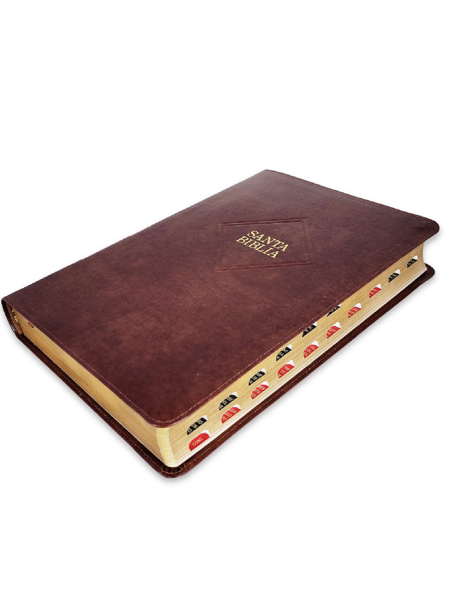 Biblia RVR1960/ Letra Gigante 2023/ Cafe Indice Piel Fabricada 2 Biblia RVR1960/ Letra Gigante 2023/ Cafe Indice Piel Fabricada - Image 2