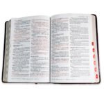 Biblia RVR1960/ Letra Gigante 2023/ Cafe Indice Piel Fabricada – imagen 3