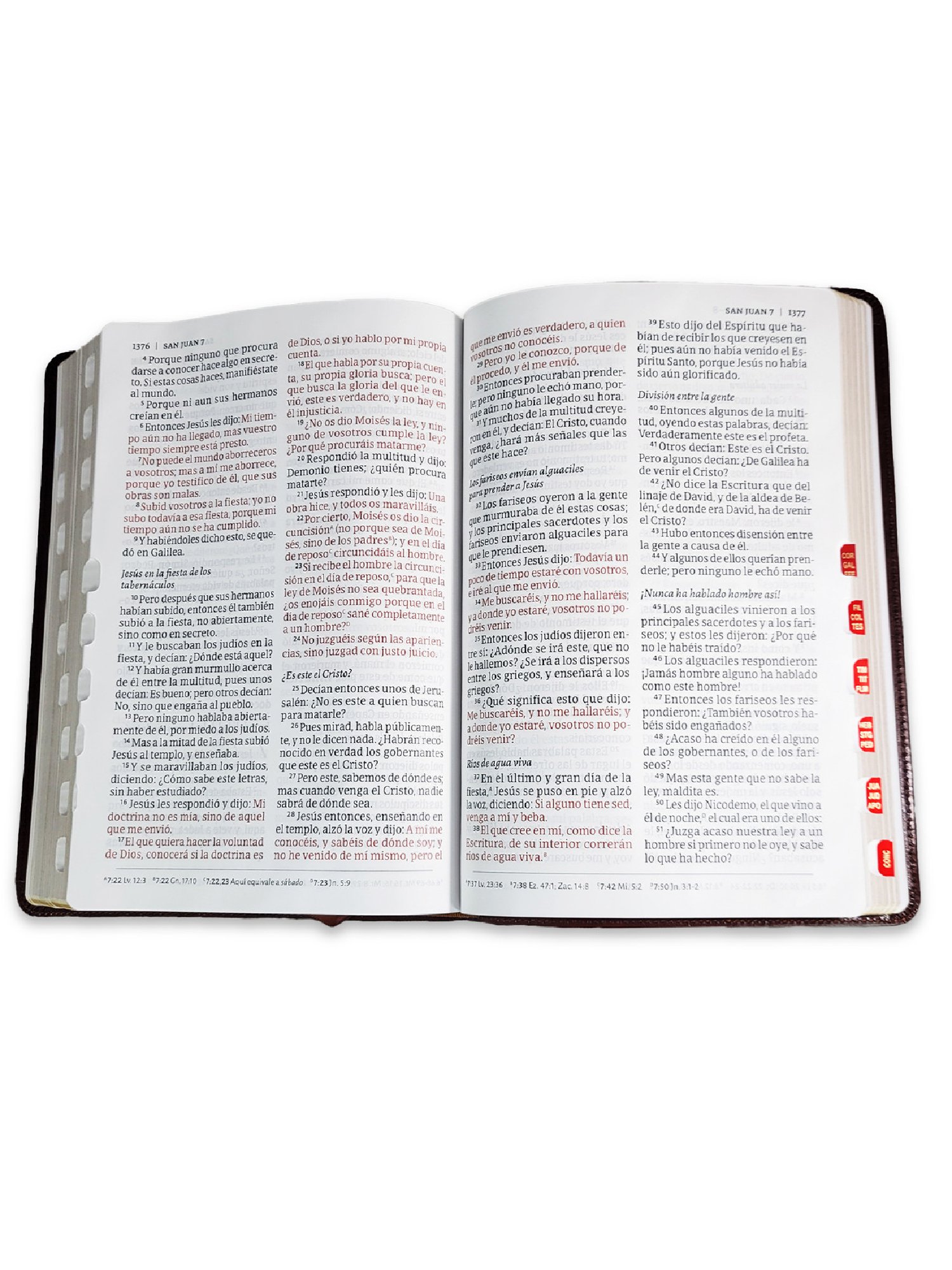 Biblia RVR1960/ Letra Gigante 2023/ Cafe Indice Piel Fabricada 3 Biblia RVR1960/ Letra Gigante 2023/ Cafe Indice Piel Fabricada - Image 3