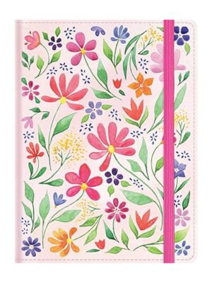 Biblia RVR 1960 De Apuntes Tamaño Personal Flores