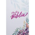 Biblia RVR60, Misionera, Flores, Blanco