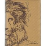 Biblia RVR1960 Con Índice, León Dorada