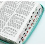 Biblia RVR065LGCZTI/ Turquesa/ Ind. Cierre Manija/ Imit. C- Pintado/ Pretty – imagen 4