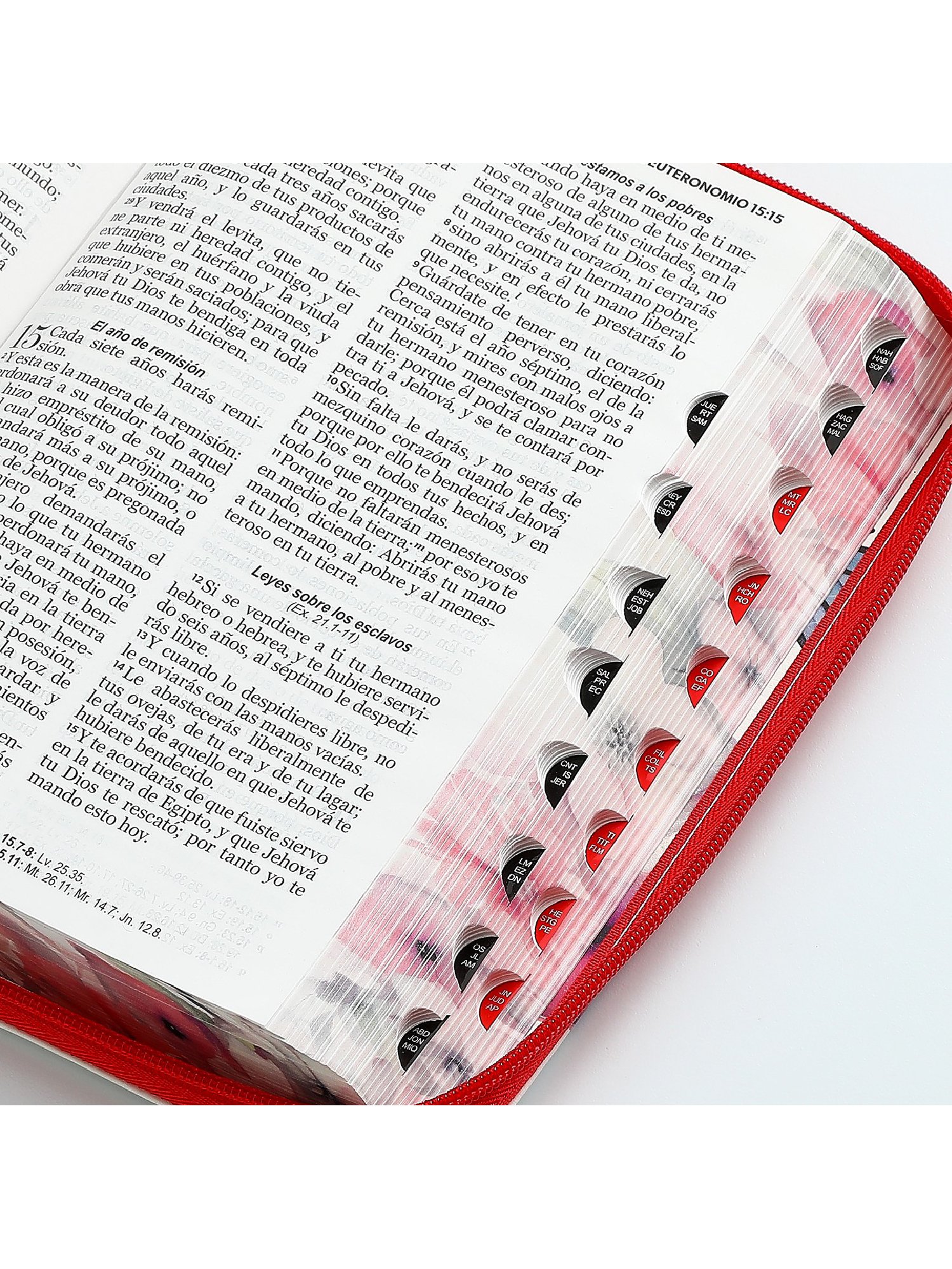Biblia RVR065LGCZTI/ Rojo Mariposa/ Ind. Cierre Manija/ Imit. C- Pintado/ Pretty 3 Biblia RVR065LGCZTI/ Rojo Mariposa/ Ind. Cierre Manija/ Imit. C- Pintado/ Pretty - Image 3
