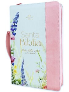 Biblia RVR 1960 Blanco Rosa con Índice