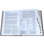 Biblia RVR 1960 de Estudio Diario Vivir Letra Grande Cafe Claro con Indice – imagen 3