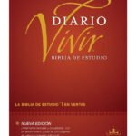 Biblia Diario Vivir RVR 1960 Vino Tinto Índice Tapa Dura