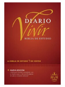 Biblia Diario Vivir RVR 1960 Vino Tinto Índice Tapa Dura