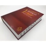 Biblia RVR 1960 de Estudio Diario Vivir Letra Roja Tapa Dura Vino Tinto Índice – imagen 2