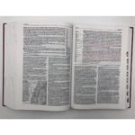 Biblia RVR 1960 de Estudio Diario Vivir Letra Roja Tapa Dura Vino Tinto Índice – imagen 4