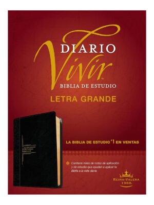 Biblia Diario Vivir RVR 1960 Negra Letra Grande