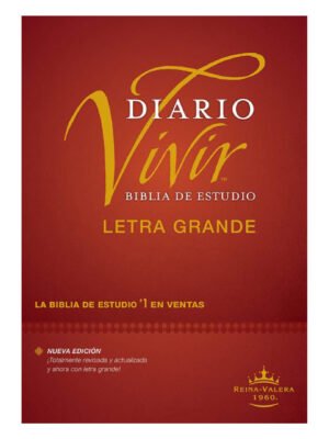Biblia Diario Vivir RVR 1960 Vino Tinto Letra Grande