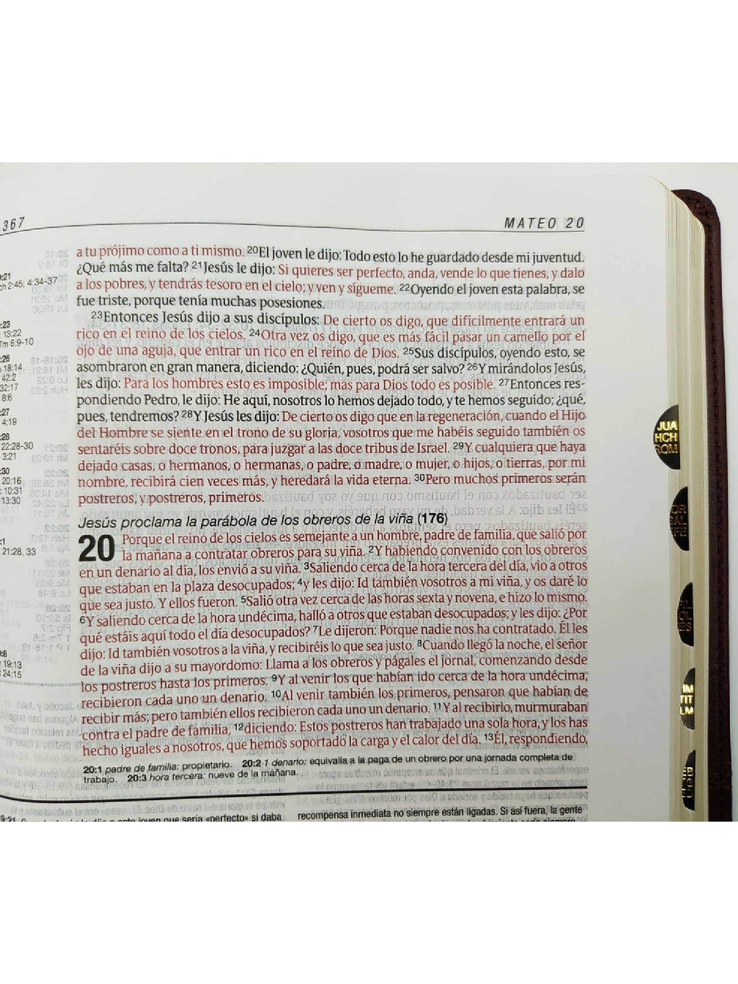 RVR60 Biblia de estudio Diario Vivir senti piel café claro/Tyndale 5 RVR60 Biblia de estudio Diario Vivir senti piel café claro/Tyndale - Image 5