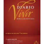 Biblia Diario Vivir RVR 1960 Vino Tinto Tapa Dura