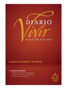 Biblia Diario Vivir RVR 1960 Vino Tinto Tapa Dura