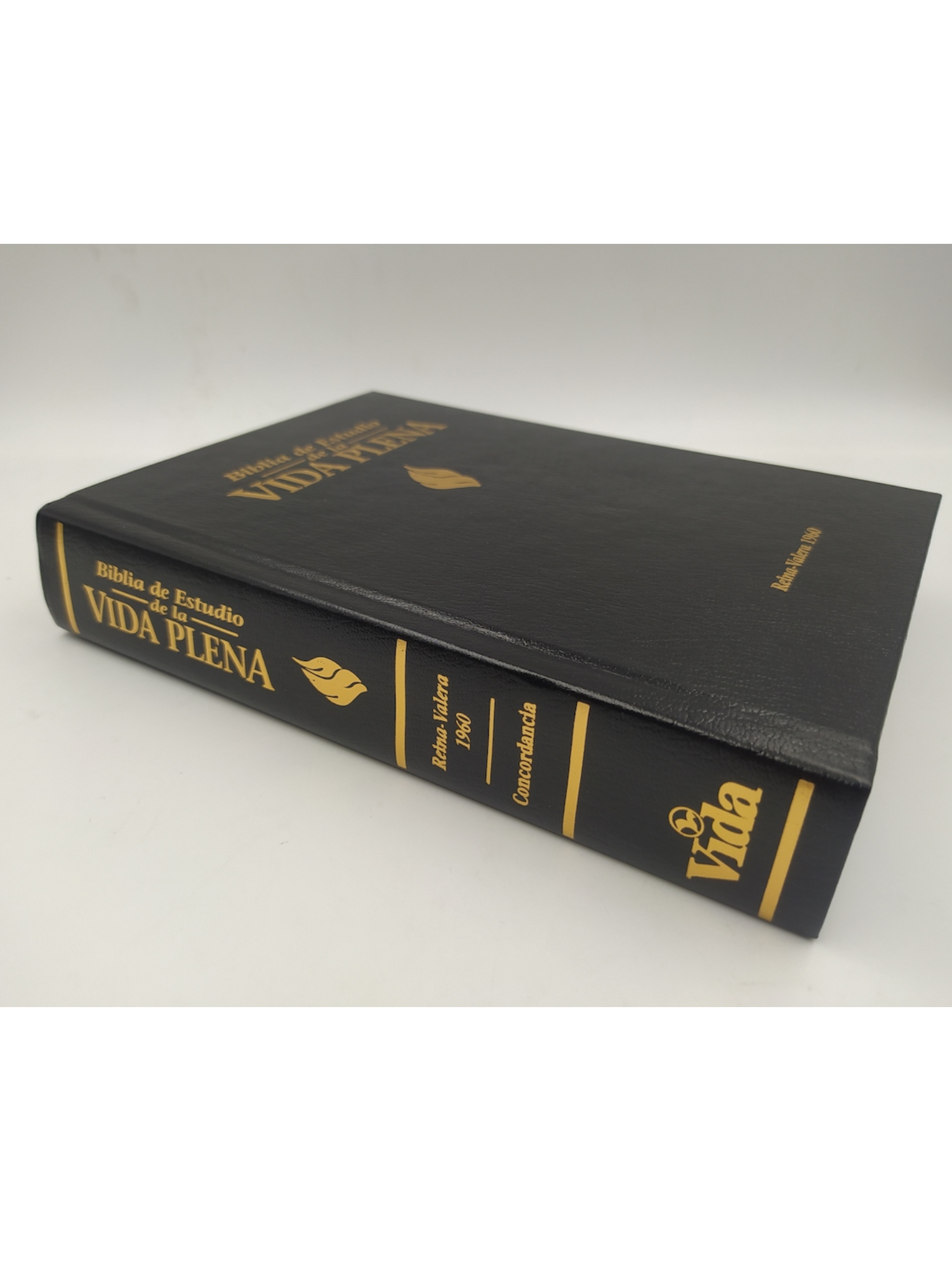Biblia de Estudio Vida Plena RVR 1960 Tapa Dura, Negra con índice 3 Biblia de Estudio Vida Plena RVR 1960 Tapa Dura, Negra con índice - Image 3