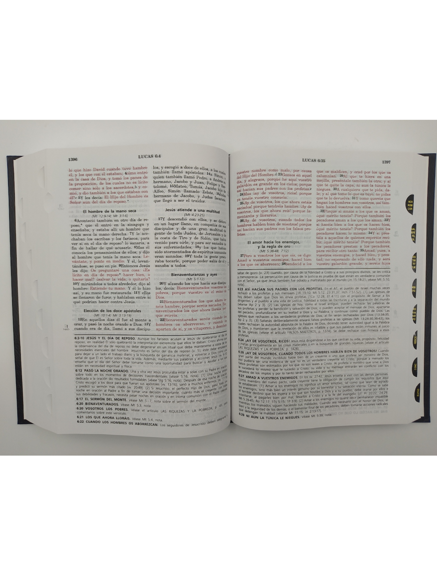 Biblia de Estudio Vida Plena RVR 1960 Tapa Dura, Negra con índice 4 Biblia de Estudio Vida Plena RVR 1960 Tapa Dura, Negra con índice - Image 4