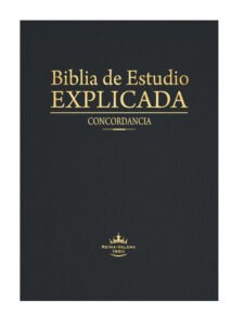 Biblia De Estudio Explicada RVR 1960 Piel Especial, Negra