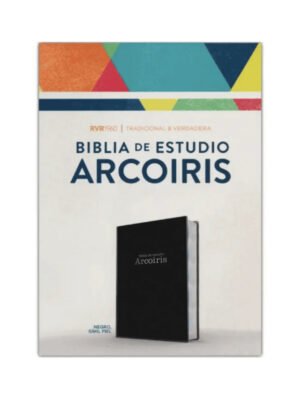 Biblia Arco Iris RVR 1960 de Estudio Símil Piel