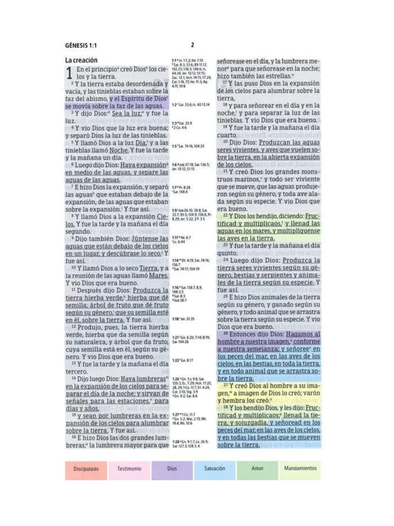 RVR 1960 Biblia de Estudio Arcoiris, negro simil piel 2 RVR 1960 Biblia de Estudio Arcoiris, negro simil piel - Image 2
