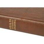 RVR 1960 Biblia de Estudio Arcoiris, cocoa/ terracota simil piel – imagen 2