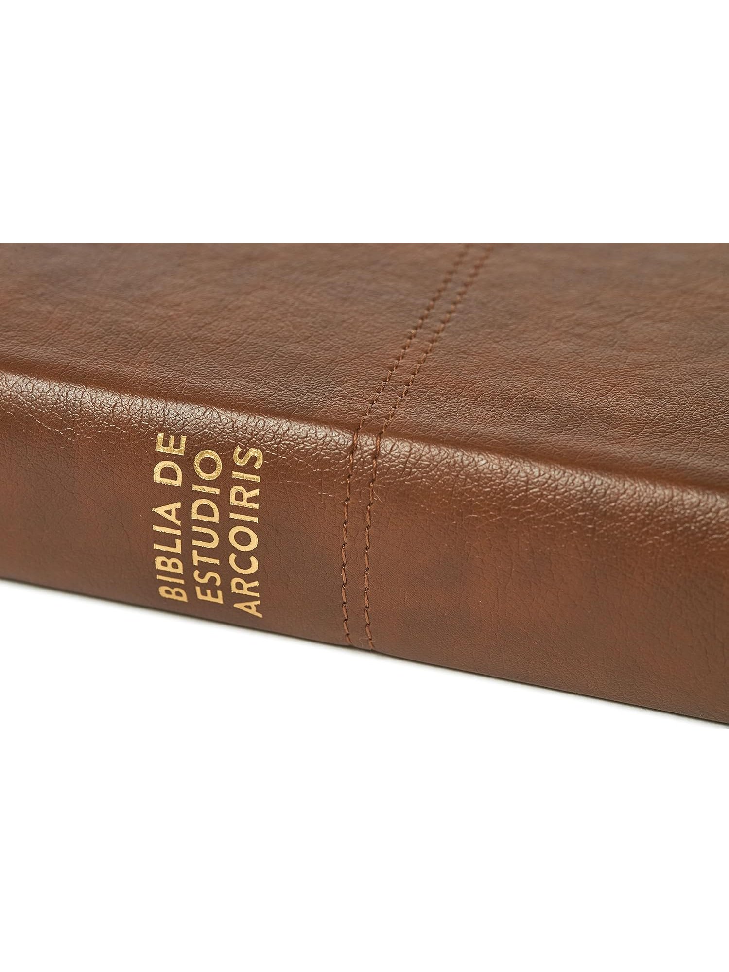 Biblia Arco Iris RVR 1960 de Estudio Cocoa-Terracota Símil Piel 2 Biblia Arco Iris RVR 1960 de Estudio Cocoa-Terracota Símil Piel - Image 2