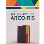 Biblia Arco Iris RVR 1960 de Estudio Cocoa-Terracota Símil Piel