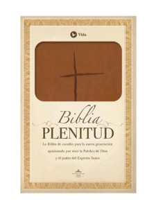 Biblia de Estudio Plenitud RVR60 Sentí Piel, Café