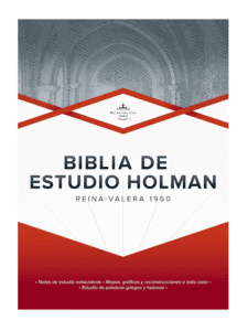 Biblia De Estudio Holman RVR 1960, Café, Símil Piel 9 Biblia De Estudio Holman RVR 1960, Tapa Dura