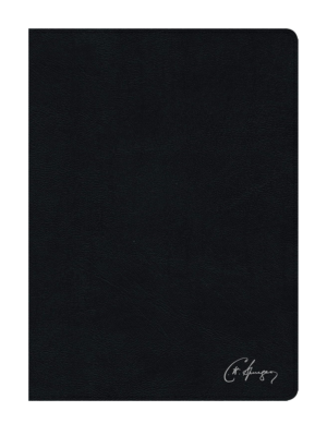 Biblia de Estudio Spurgeon RVR 1960, Negro, Piel Genuina