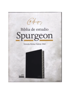 Biblia de Estudio Spurgeon RVR 1960, Negro, Piel Genuina, con Índice