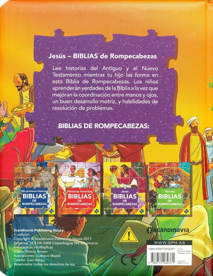 Biblia de Rompecabezas para niños: Jesús 4 Biblia de Rompecabezas para niños: Jesús - Image 4