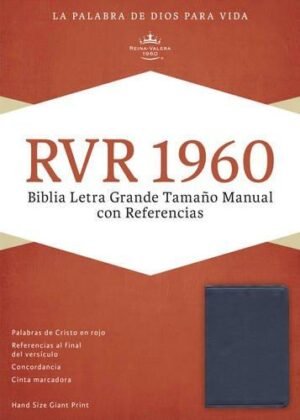 Biblia letra grande tamaño manual con referencias RVR60