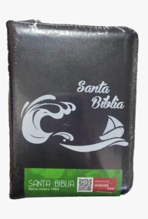 Biblia RVR025cZLM PJR Negro Canto Pintado