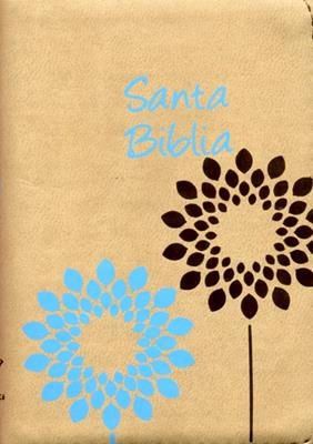 Biblia Mini de Bolsillo RVR 1960 – Beige con Flores
