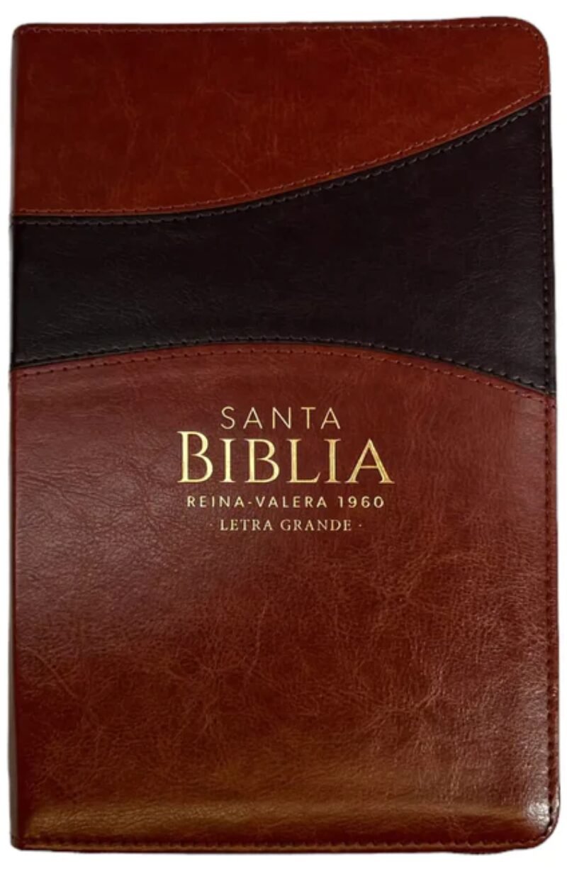 Biblia RVR60 Letra Grande piel Marrón con Cierre 1 Biblia RVR60 Letra Grande piel Marrón con Cierre
