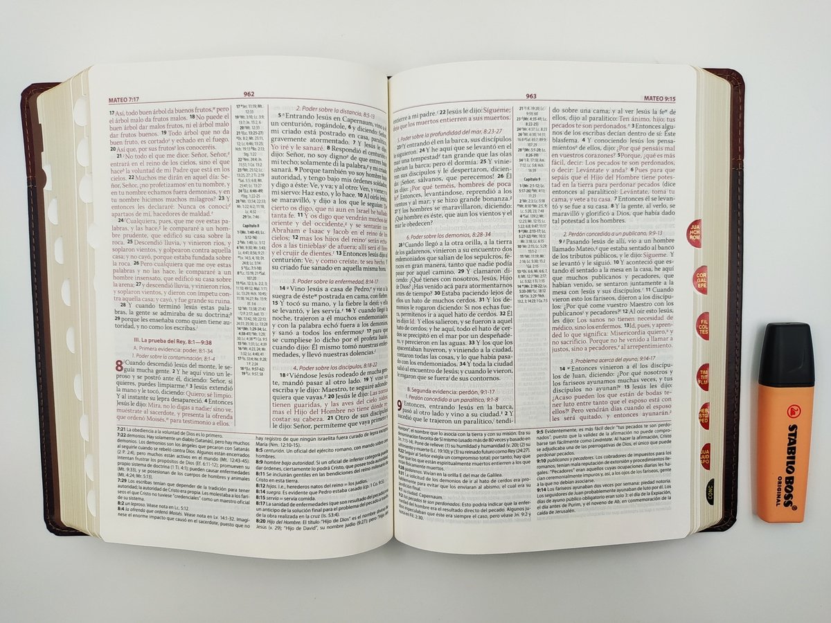 Biblia RVR60 de Estudio Ryrie Ampliada Marrón Dúo Índice 2 Biblia RVR60 de Estudio Ryrie Ampliada Marrón Dúo Índice - Image 2
