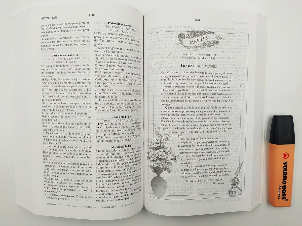 Mi Día con Dios | Biblia para Mujeres RVR60 | Tapa Rústica 3 Mi Día con Dios | Biblia para Mujeres RVR60 | Tapa Rústica - Image 3