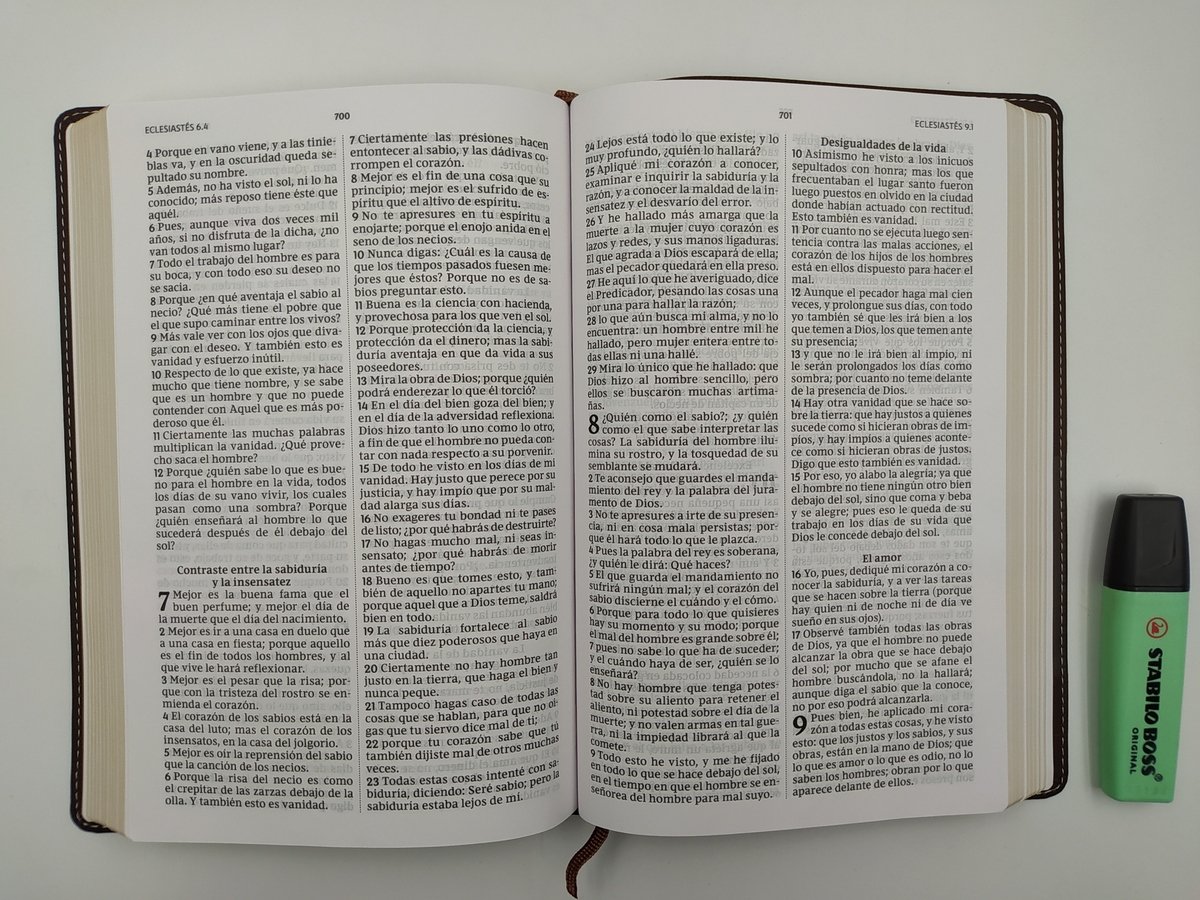 Biblia RVR77 LG /Piel Italiana 3 Biblia RVR77 LG /Piel Italiana - Image 3