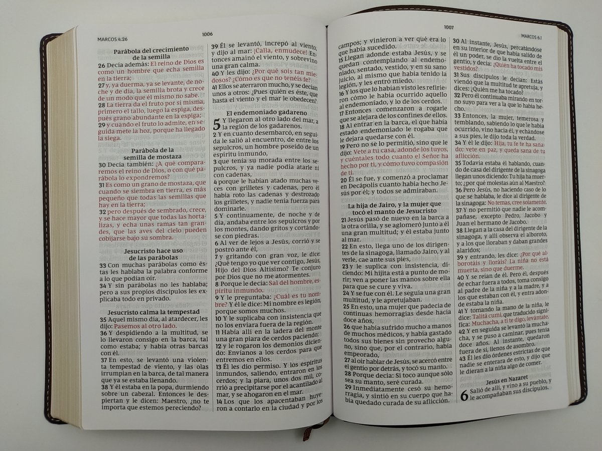 Biblia RVR77 LG /Piel Italiana 5 Biblia RVR77 LG /Piel Italiana - Image 5