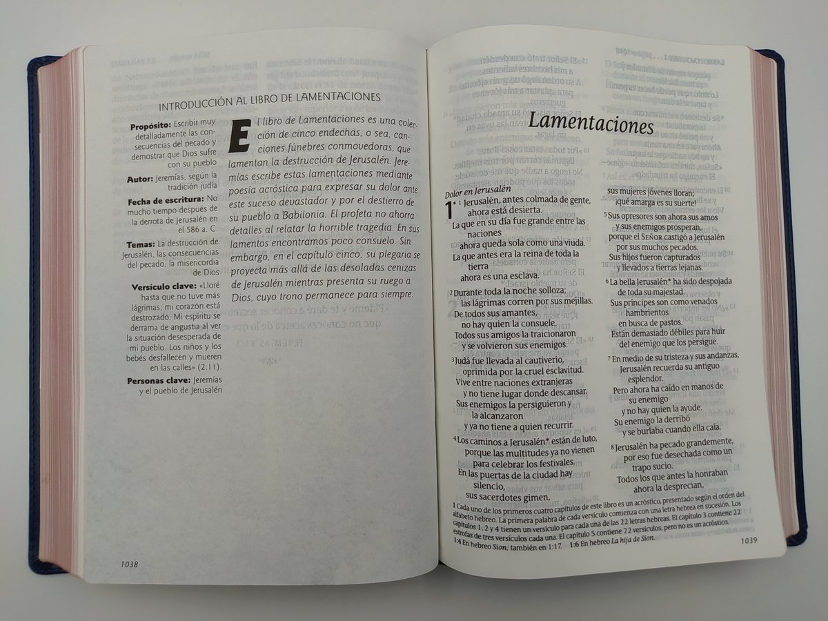 Biblia NTV/Edicion Clasica/Sentipiel/Azul 2 Biblia NTV/Edicion Clasica/Sentipiel/Azul - Image 2