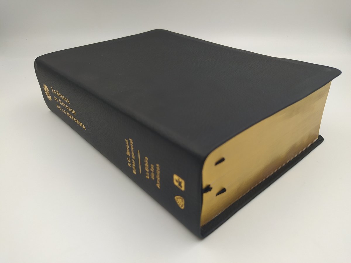 La Reforma La Biblia de Estudio en piel negra 2 La Reforma La Biblia de Estudio en piel negra - Image 2