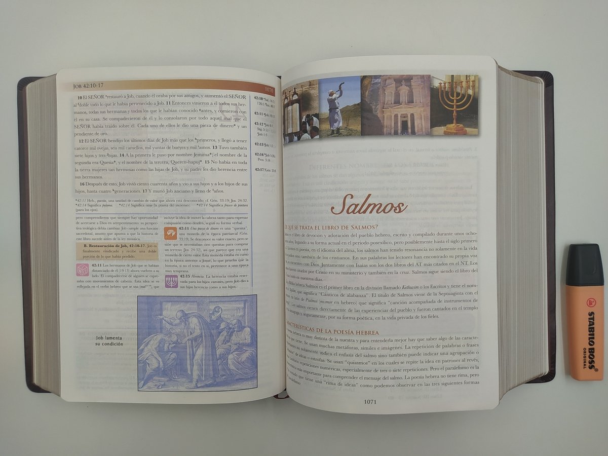 Biblia RVR 2015 de Estudio Mundo Hispano Vino Piel 4 Biblia RVR 2015 de Estudio Mundo Hispano Vino Piel - Image 4