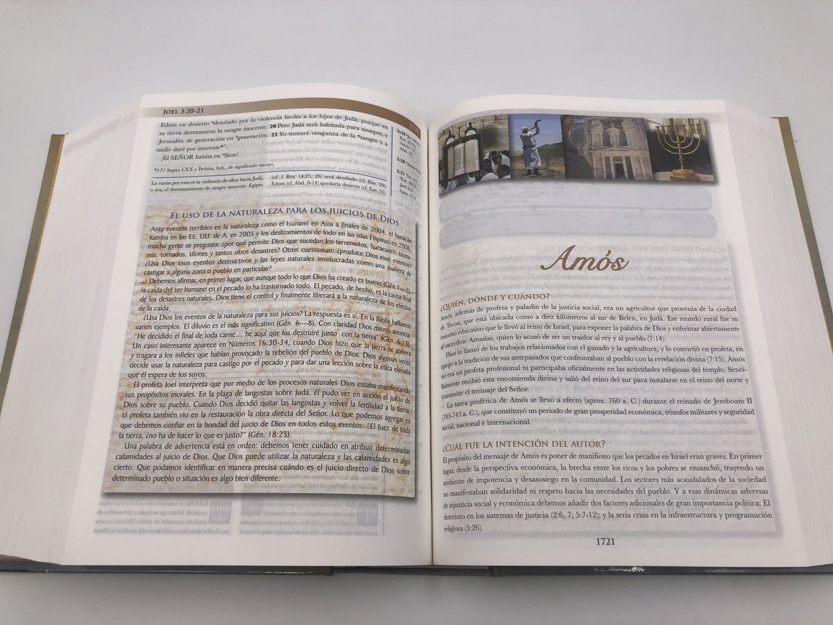Biblia RVA 2015 de Estudio Mundo Hispano Tapa Dura 5 Biblia RVA 2015 de Estudio Mundo Hispano Tapa Dura - Image 5