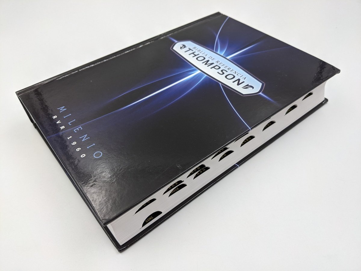 Biblia RVR60 de Thompson Milenio tapa dura índice 1 Biblia RVR60 de Thompson Milenio tapa dura índice