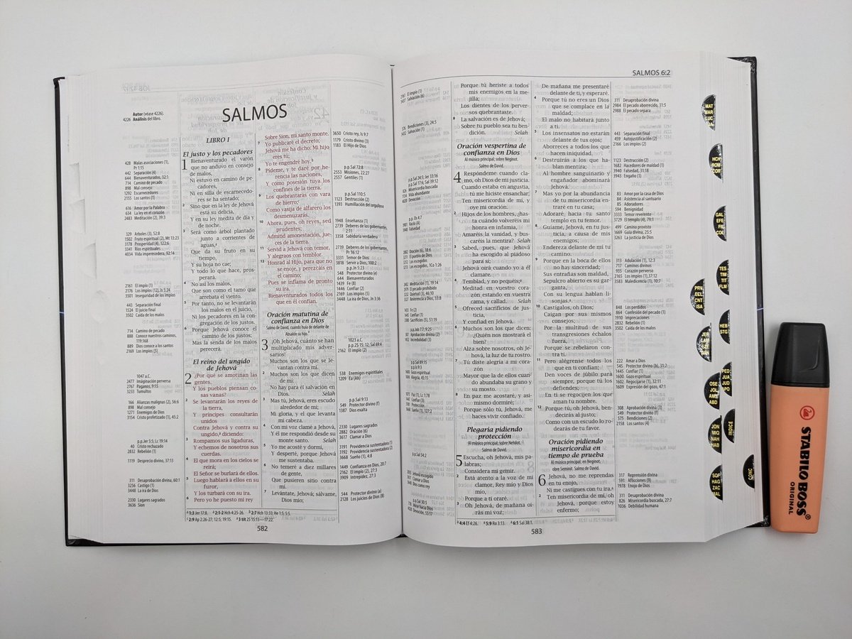 Biblia RVR60 de Thompson Milenio tapa dura índice 3 Biblia RVR60 de Thompson Milenio tapa dura índice - Image 3