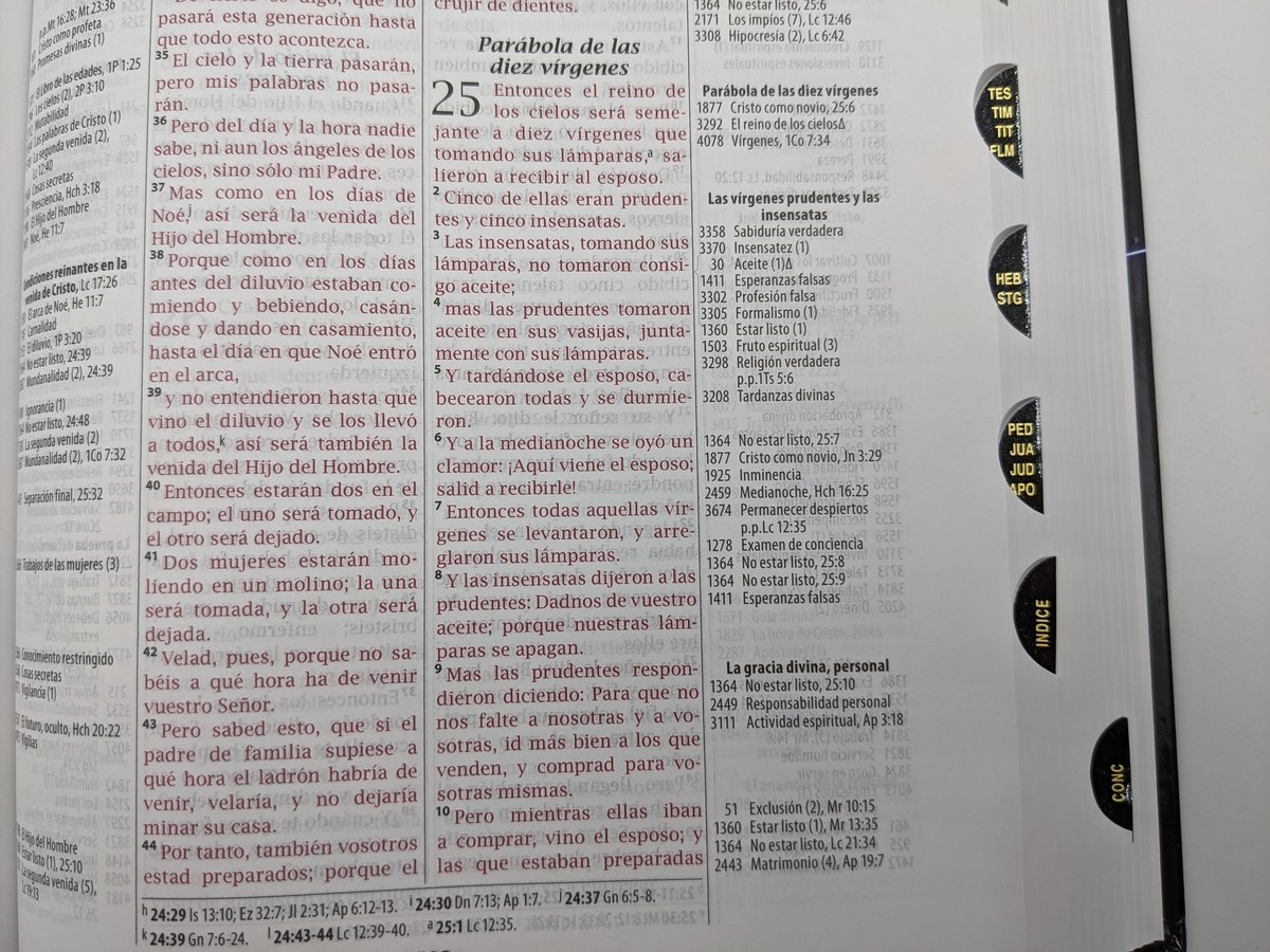 Biblia RVR60 de Thompson Milenio tapa dura índice 4 Biblia RVR60 de Thompson Milenio tapa dura índice - Image 4
