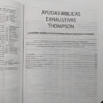 Biblia RVR 1960 de Estudio Thompson Milenio Tapa Dura Índice – imagen 5